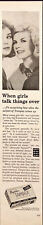 1961 Tampax Regular When Girls Talk Things Over Vintage Print Ad picture