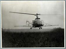 HILLER 360 HELICOPTER PEST CONTOL LTD CROP SPRAYING VINTAGE ORIGINAL PHOTO 4 picture