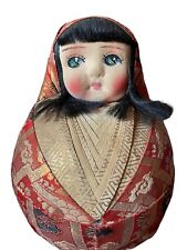 Japanese Hime Daruma Roly Poly Doll vintage good luck doll picture