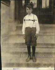 1924 Press Photo Carl Enna, Freshman Manual Training High School, Kansas City MO picture