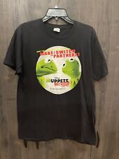MUPPETS MOST WANTED movie rare promotional shirt Adult XL Kermit/Ms Piggy picture
