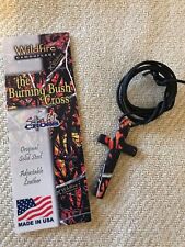 Camouflage Cross Necklace, Wildfire, Burning Bush Cross picture