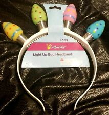 Easter Headband Light Up Twinkle Flashing Solid Easter Egg Headband Cottondale  picture