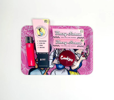 Pink Princess Rolling Tray Blazy Susan Papers and Cones 1 1/4