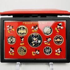 Mickey Mouse 2003 Proof Coin Set 75 years with Mickey USED NEAR MINT Japan picture