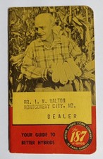 Pfister Hybrid Corn 1957-58 Dealer Booklet Agriculture Mont City MO Farm Seed picture