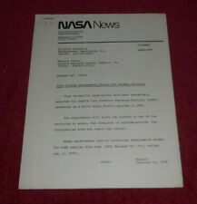 NASA News 1978 Four Science Experiments Chosen Space Shuttle LDEF Facility picture