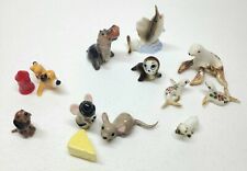 Vintage Ceramic Porcelain Miniature Various Animal Figurines (LOT OF 13) picture