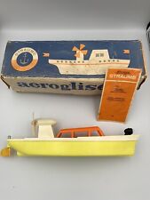 Vintage Very Rare Toy Boat with Battery Power Glisser Straume USSR in Box picture