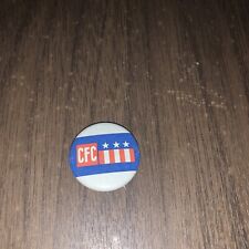 Vintage CFC Early Logo Combined Federal Campaign Pin Button picture