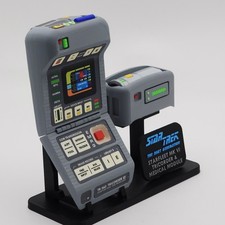 Star Trek TNG Mk VI Medical Tricorder Prop Replica Dr Crusher Cosplay Stand picture