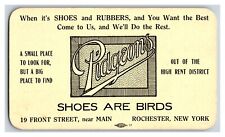 Vtg Advertising Trade Card Pidgeon's Shoe Store Rochester New York NY R2 picture
