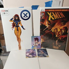 LOT OF 2 X-MEN MIGUEL MERCADO TRADE VARIANT COMICS + 3 GODDESS STORY HOLO CARDS picture