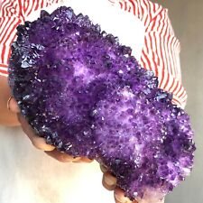 6.4LB Species Restoration of New Purple Quartz Crystal Cluster Discovered K466 picture
