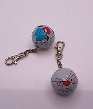 2 Rare VTG Pinky And The Brain Balls In Liquid Wobble Keychains picture