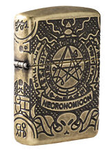 Zippo Armor® Antique Brass Book of the Dead Windproof Lighter, 29561-000024 picture