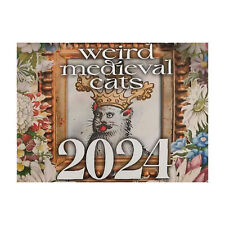 Medieval Cat Calendar 2024 | Creative Desk Calendar With  Medieval Cats Pictures picture