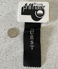 An Evening With Phil Harris Actor Singer Guest Ribbon & Pinback Button #45275 picture