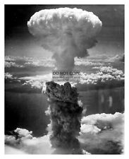 NUCLEAR EXPLOSION MUSHROOM CLOUD OVER NAGASAKI WW2 8X10 PHOTO picture