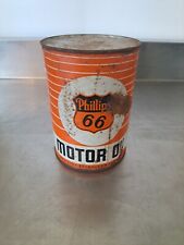 Vintage Phillips 66 Motor Oil Full 1 Quart Can picture
