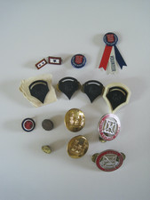 Metal Tabs Red Cross Cancer Society Infantile Paralysis picture