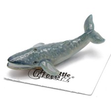 Little Critterz Whale Blue - Whale "Krill" Reptile Miniature Porcelain Figurine picture