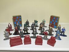 Harry Potter Jada Nano Metalfigs Lot of 22 w 2 bookcase, sofa, and 3 chairs picture