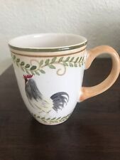 2013 Pfaltzgraff Lifetime Brands Country Cottage Rooster 12oz  Coffee Tea 8Mugs picture