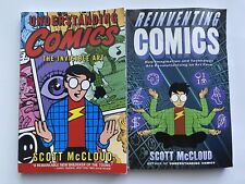 Reinventing + Understanding Comics Scott McCloud 1994, 2000 2 Book Lot Bundle picture