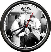 3 Stooges Dental Office Dentist Gift Pulling Teeth Funny Sign Wall Clock picture