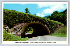 Vintage Postcard Loop Over Underpass Great Smoky Mountains National Park picture