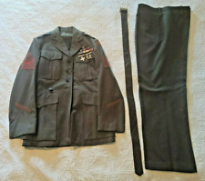 WWII USMC MASTER TECH SERGEANT NAMED UNIFORM 3RD MARINE AIR WING picture