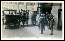 WINNIPEG Man 1910s Train Station Duke of Connaught Visit. Real Photo Postcard picture