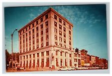 Exchange National Bank, Union & Laurens St., Olean NY c1960 Vintage Postcard picture