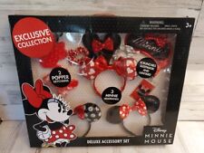 Disney MINNIE MOUSE Ears Headband Popper Keychains  Scrunchies For Traveling picture