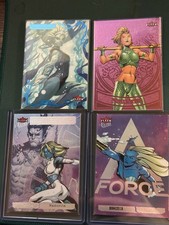 24 Fleer Ultra Matriarchs of Marvel - Namorita Lot -Genetics, Medallion, A Force picture