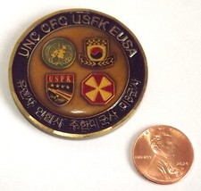 Challenge Coin - UNC - CFC - USFK - EUSA - CJ3 - We Go Together - Korea - ROK picture