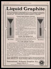 1912 International Acheson Niagara Falls New York Liquid Graphite Print Ad picture