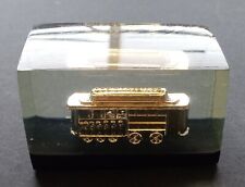 Vintage San Francisco Trolley Lucite Paperweight picture