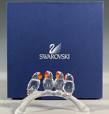 Swarovski Crystal Figurine, Baby Love Birds ~ Original Box, MINT picture