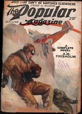 pulp magazine: POPULAR MAGAZINE 7 October 1924; A.M. Chisholm novel picture