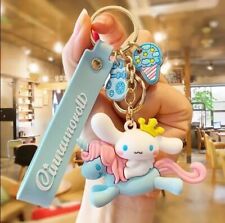 Sanrio Cinnamoroll Action Figure Keychain  Bag Pendant Key Ring Hello Kitty picture
