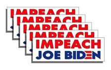 Impeach Joe Biden Bumper Stickers Pro Trump Bumper Stickers 5 PACK  9