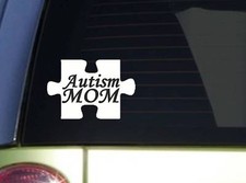 Autism Mom *J113* 6 inch awareness speaks autistic picture