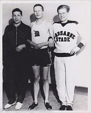 Sam Seraphin & Paul Martin Us Track Athletes Vintage Keystone View News Photo picture