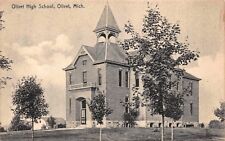Postcard Olivet High School in Olivet, Michigan~119082 picture