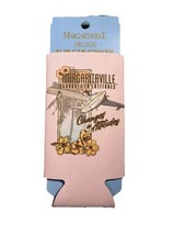 NEW Margaritaville Changes In Latitudes Pink Slim Can Cooler Jimmy Buffett NWT picture