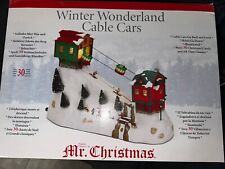 MR. CHRISTMAS- 36701 WINTER WONDERLAND CABLE CARS- STILL FACTORY NEW - H1 picture