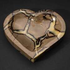 Polished Septarian Heart Shaped Dish (4 lbs) picture