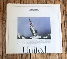 Historic 9/11 Newspaper Section Essays By Jim Memmott United We Stand D & C picture